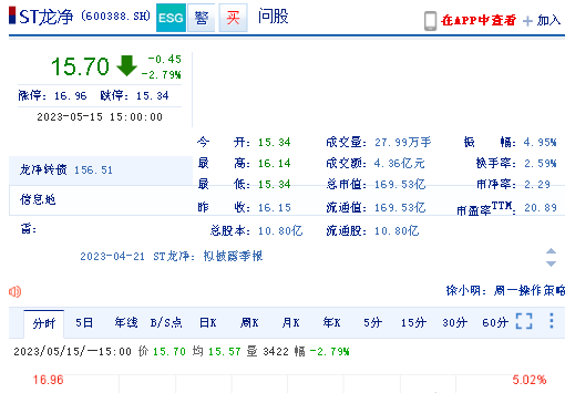 bob电竞龙净环保（600388）被证监会立案受损股民可索赔(图1)