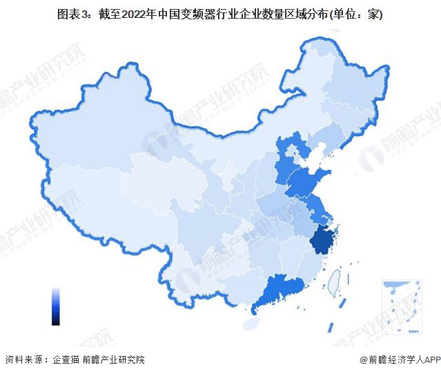 博鱼官方网址：【干货】变频器行业产业链全景梳理及区域热力地图(图3)